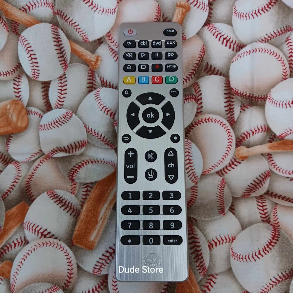 General Electric TV Remote - Item Code: #33709-CL5-7252 - Untested - As Is - EUC